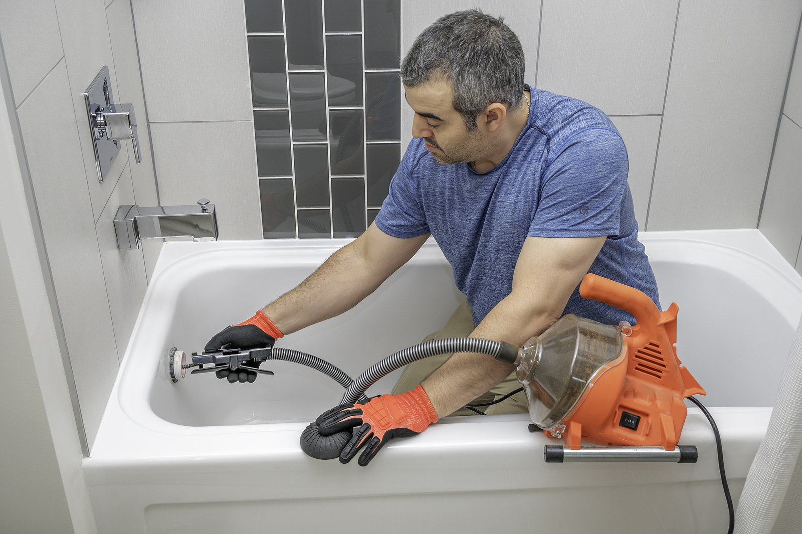How to Use a Plumbing Snake Rooter Man Plumbers